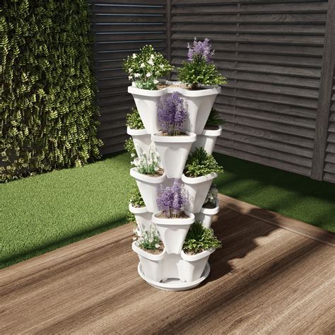 standing planters for outdoor plants